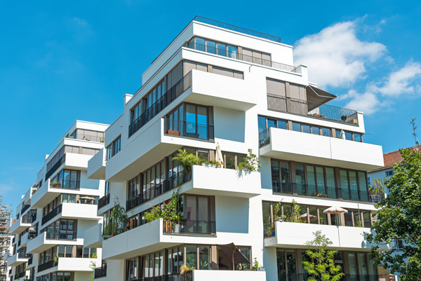 Blick auf Immobilien in Berlin